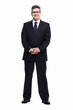 Businessman isolated on white.
