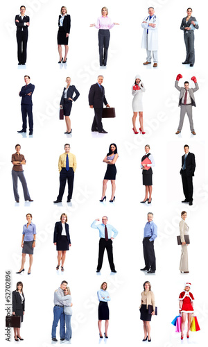 Photo: Group of business people. Group of business people.