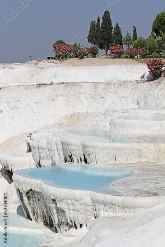 Photo: Pamukkale Travertines of Denizli,Turkey Pamukkale Travertines of Denizli,Turkey