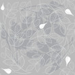 Seamless  pattern with rosebuds