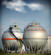 Gas storage tanks