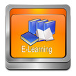 Vector: E-Learning Button E-Learning Button