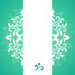 pattern of petals and flowers with space for text
