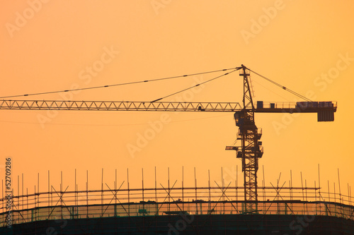 Photo: Construction Site in Shanghai Construction Site in Shanghai