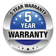 5 year warranty button