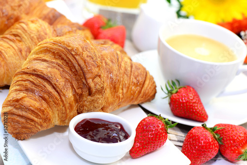 Photo: Frühstück,Croissant Frühstück,Croissant
