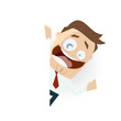 business cartoon man