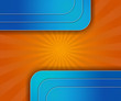 Sfondo astratto colorato 3D con riflessi e ombre