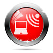 Metallic glossy icon