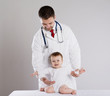Doctor and child