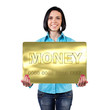 Photo: Girl with a card Girl with a card