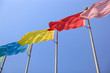 Colorful flags