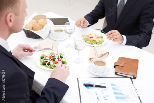 Photo: Business lunch Business lunch