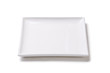 White empty plate of earthenware