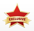 Exclusive gold label.