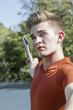 Man javelin throw