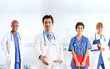Doctor offering an handshake