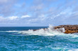 Rocky atlantic coast in Ireland
