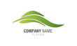 a green logo vektor