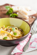 Cute meat ravioli dish ready to eat