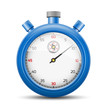 The blue stopwatch