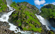 Twin waterfall.