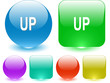 Up. Vector interface element.