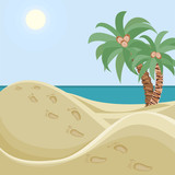 Deserted beach