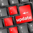 computer keyboard image prepared for the update