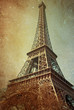 retro style Eiffel Tower