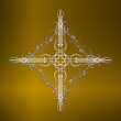 Illustration: luxury gold pattern ornament borders of black background luxury gold pattern ornament borders of black background