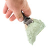 trowel with mortar isolated