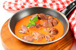 Photo: Liver with tomato sauce Liver with tomato sauce