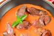 Photo: Liver with tomato sauce Liver with tomato sauce