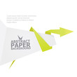 Vector abstract origami background for website or cover design.