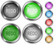 Redo. Vector internet buttons.