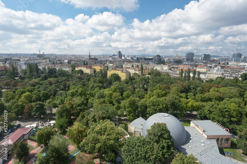 Photo: Panoramic view of the Austrian capital city Vienna Panoramic view of the Austrian capital city Vienna