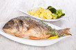 Photo: Grilled fish. Grilled fish.
