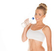 Foto: fitness woman with a bottle of water fitness woman with a bottle of water
