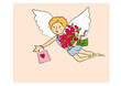Beautiful boy with wings