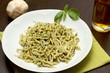 Trofie with pesto sauce