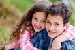 Happy kids at the park