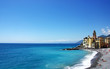 Landscape of Ligurian coast - Camogli, Italy