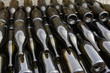 Bouteilles de Bourgogne vides.