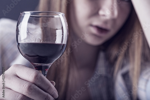 Photo: Woman in depression Woman in depression