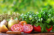 Tomatoes and spices
