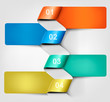 Vector: Info graphics banner with numbers. Vector illustration Info graphics banner with numbers. Vector illustration