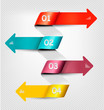 Set of info graphics banners. Vector