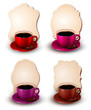 Vector: Coffee design template. Vector illustration. Coffee design template. Vector illustration.