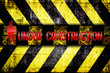 Warnschild Under Construction